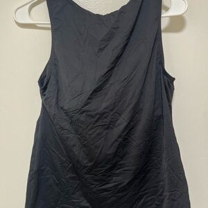 Lands' End Black Shapewear Top sz 12
